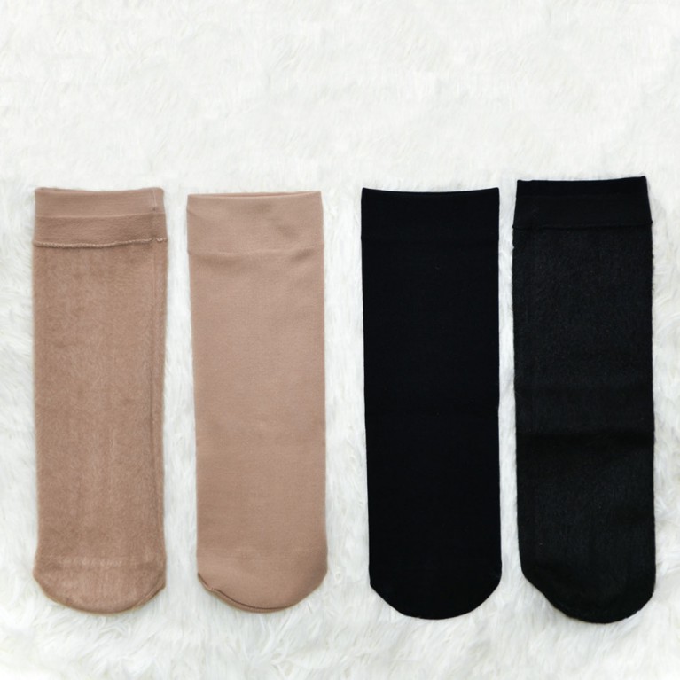 Long fleece socks