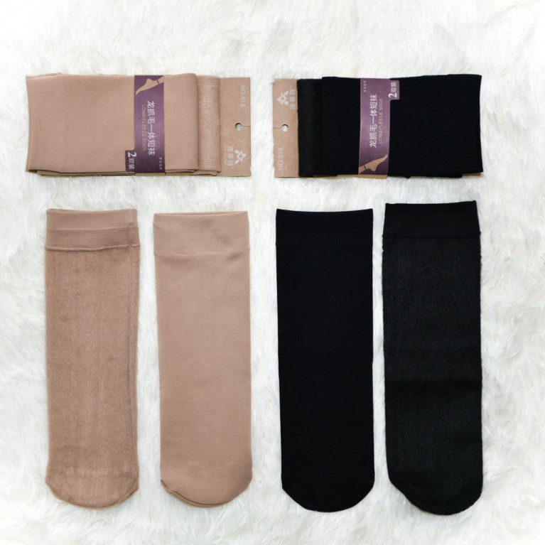 Long fleece socks