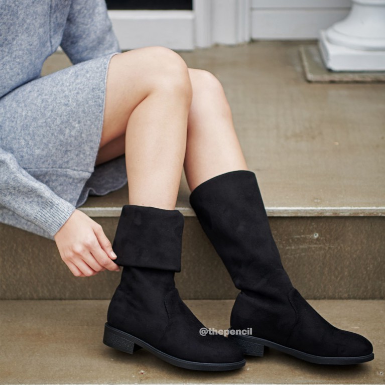 Mini flat two ways boots