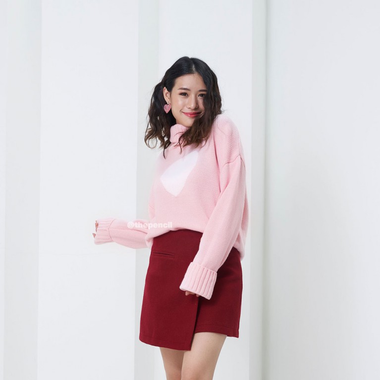 One heart sweater