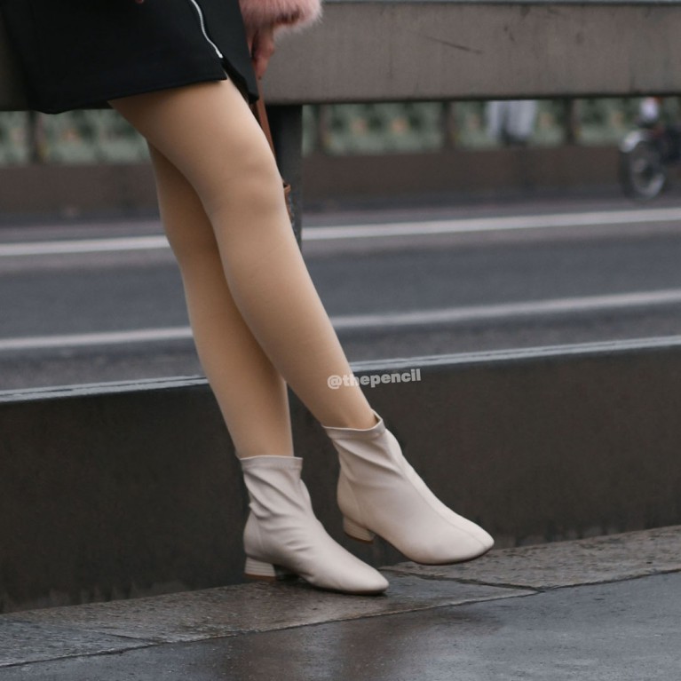Soft cream boots