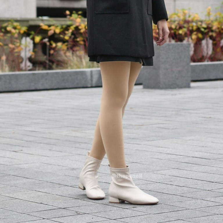 Soft cream boots