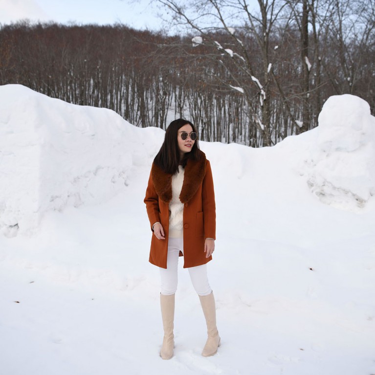 Big fur coat
