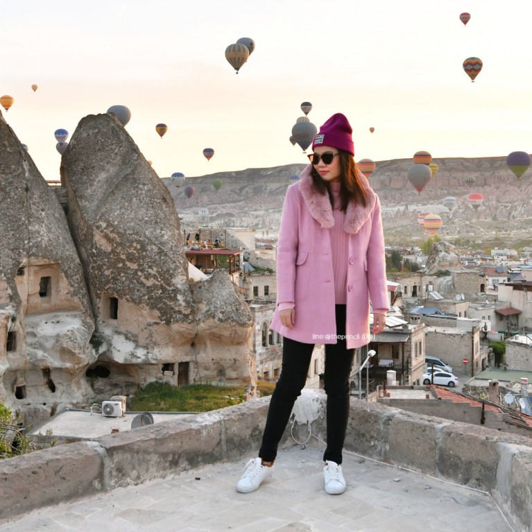 Fur collar wool coat (น้ำตาล/ดำ/เทา/ชมพู)