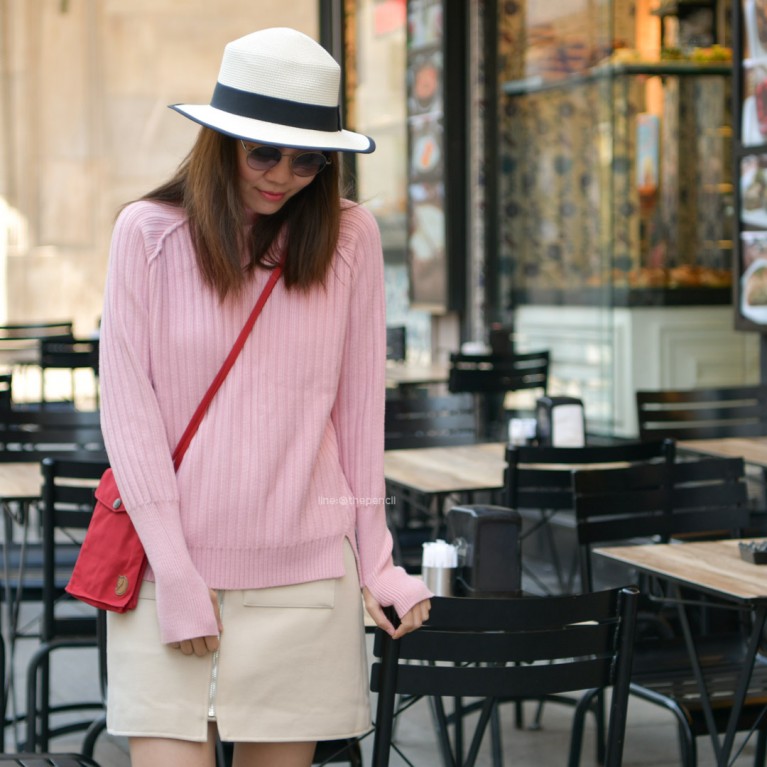 Hand knit sweater 2  (ดำ/ขาว/เทา/ครีม/ฟ้า/ชมพู)