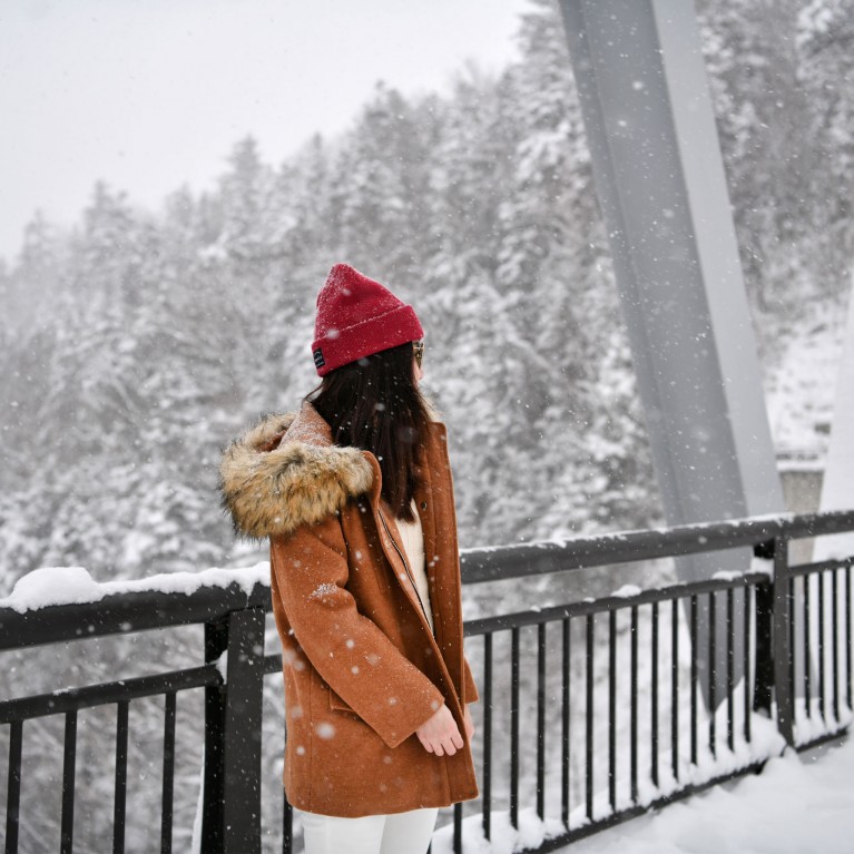 Downtown fur wool coat  (ดำ/น้ำตาล/เทา)