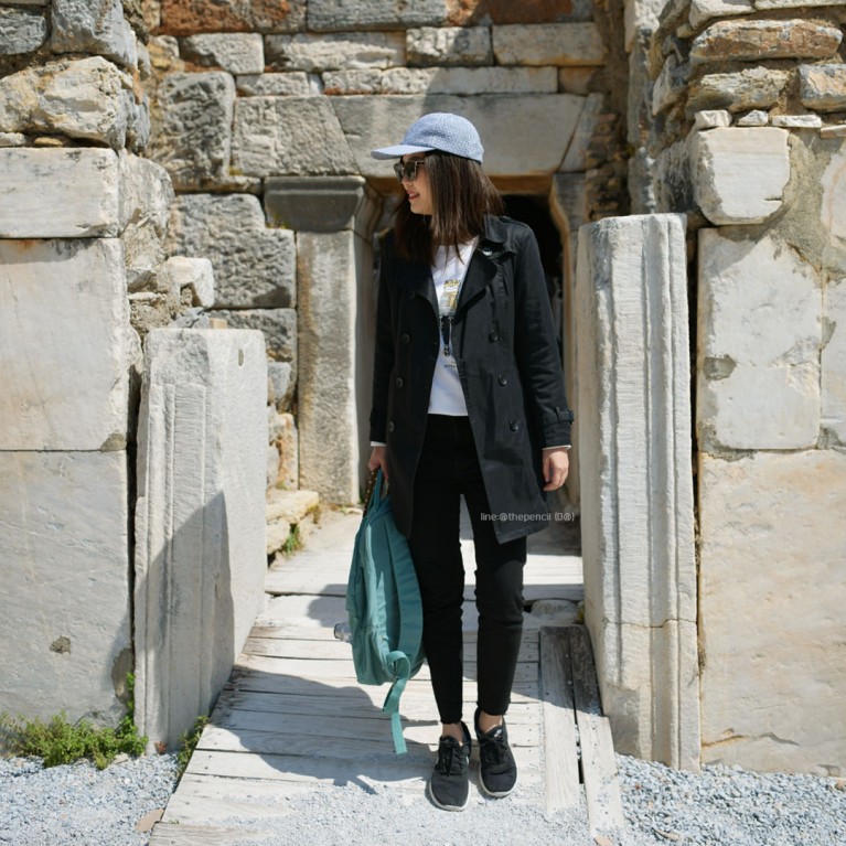 Classic trench coat (น้ำตาล/ดำ)