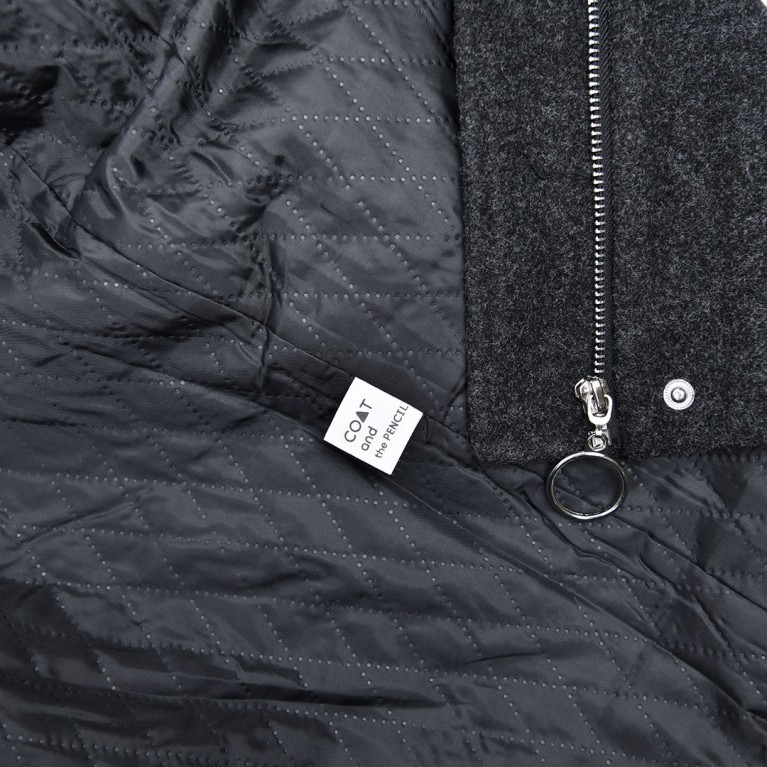 Downtown fur wool coat  (ดำ/น้ำตาล/เทา)