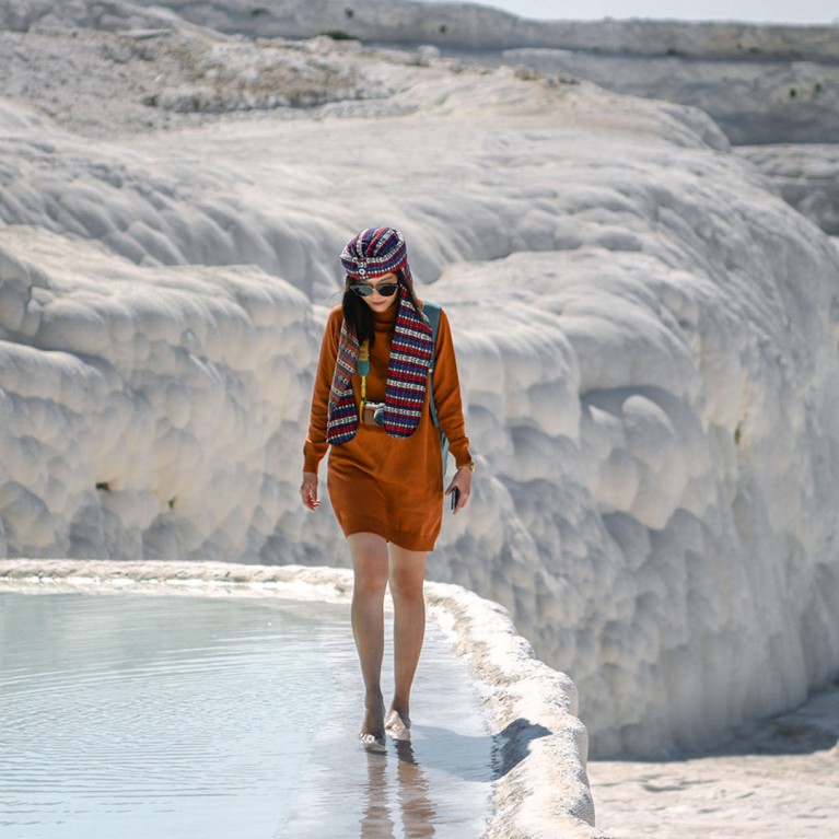 Turtleneck knit dress (7 สี ให้เลือก)