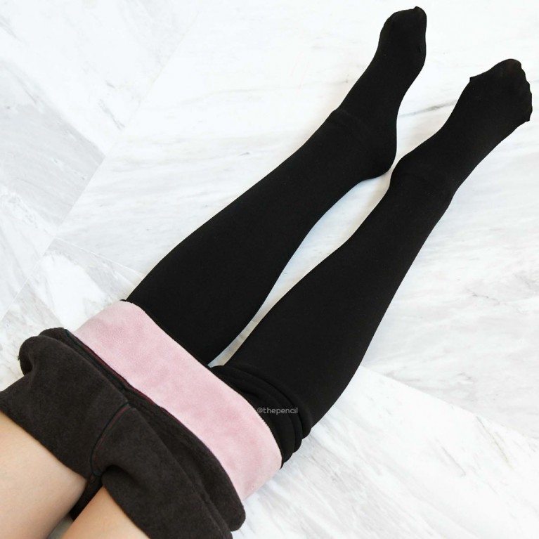 ถุงน่องบุขนหนา Snow thick tight