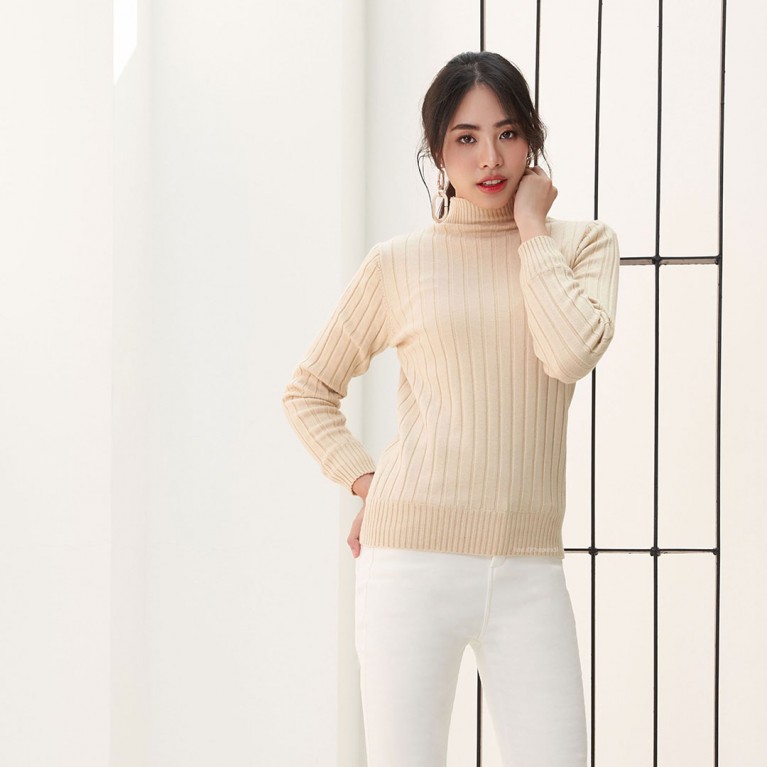 Striped super warm sweater (มี 7 สีให้เลือก)