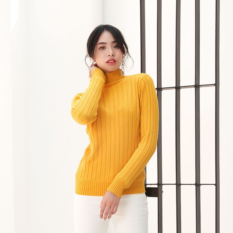 Striped super warm sweater (มี 7 สีให้เลือก)