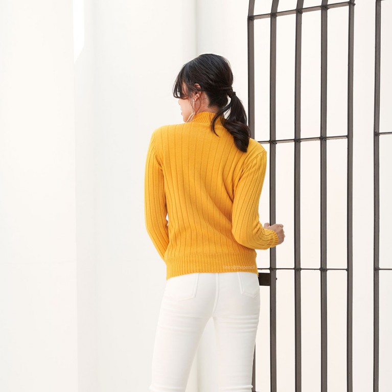 Striped super warm sweater (มี 7 สีให้เลือก)