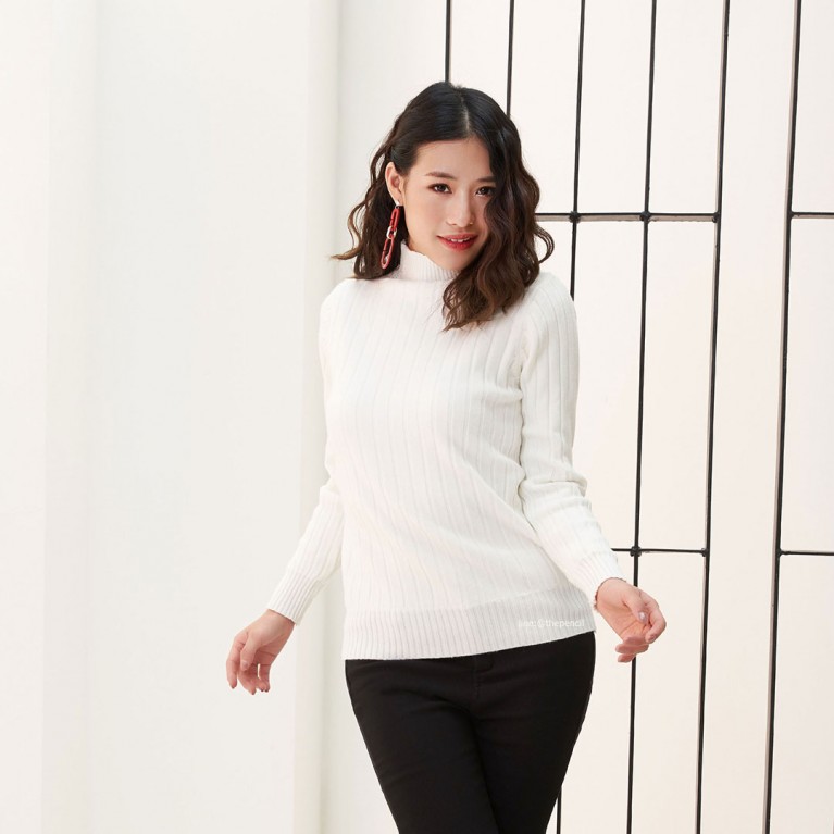 Striped super warm sweater (มี 7 สีให้เลือก)