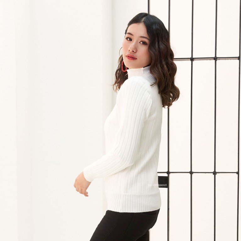 Striped super warm sweater (มี 7 สีให้เลือก)